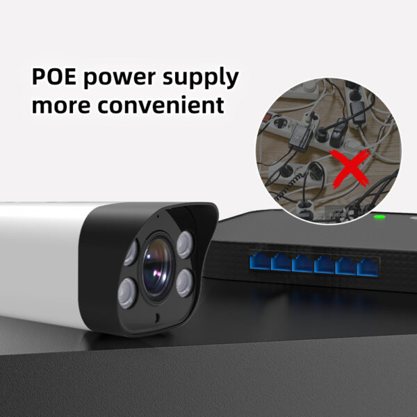 Face Recognition Attendance Camera 5MP CCTV Time Attendance System with POE 5-10 Ppl Capture Face Recognition - Image 4