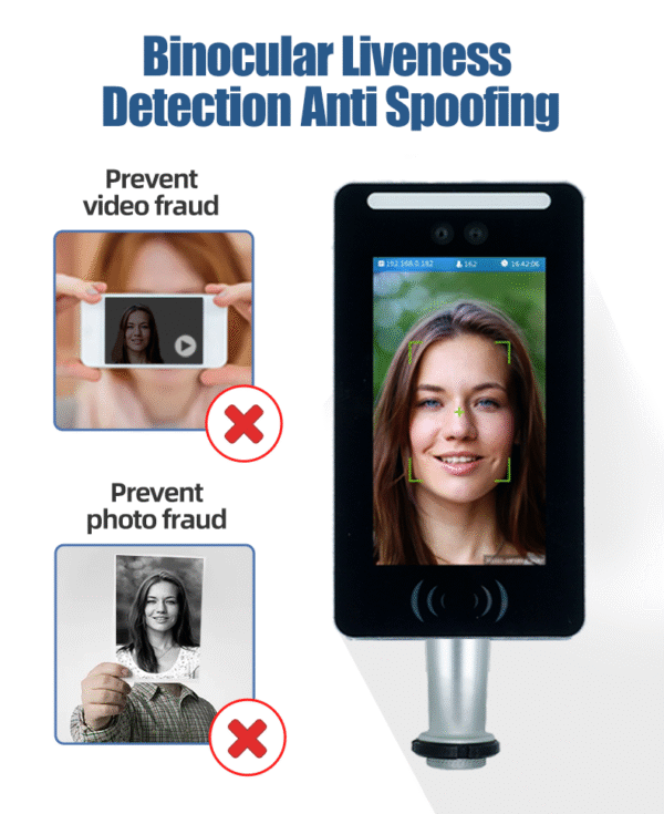Biometric Access Control Products Turnstile for Gym, Face Recognition Attendance and System - Image 5